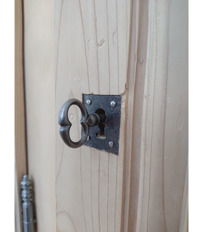Serrure de porte intérieure en bois avec clé, serrure de porte d